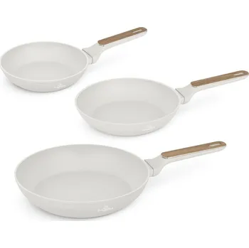 Pánev BerlingerHaus Sada pánví s titanovým povrchem Sahara Nordic, 3 ks, krémová