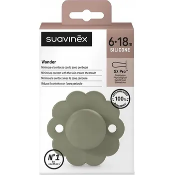 Dudlík Suavinex symetrický silikonový 6 m +