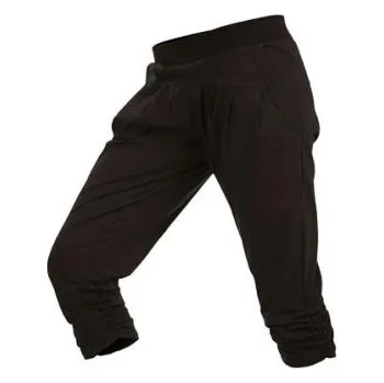 Dámské kalhoty Dámské kalhoty bokové v 3/4 délce Litex 9D316 černá S