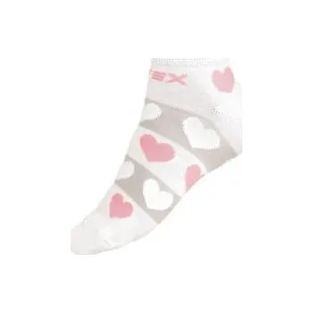 Dámské ponožky Designové ponožky nízké Litex 9A003 bílá 26-27