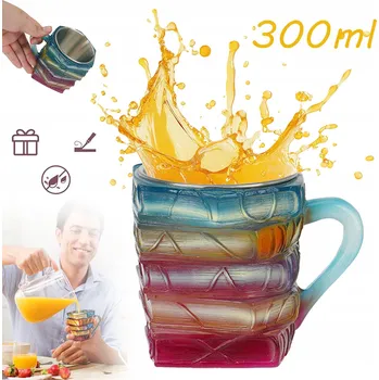 300 ML MALOVANÝ HRNEK W KSZTAŁCIE KSIĄŻKI BAREVNÝ HRNEK