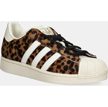 Dámská obuv Tenisky adidas Originals SUPERSTAR II W, 39 1/3, hnědá, 88X