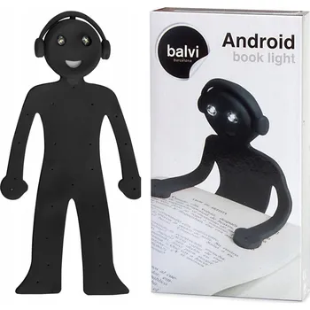 Lampička Lampička na čtení knihy s klipem, LED, záložka ANDROID LUDEK