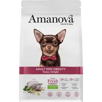 Krmivo pro psa Amanova Dog Adult Mini Obesity Turkey Delight - krůta 7 kg