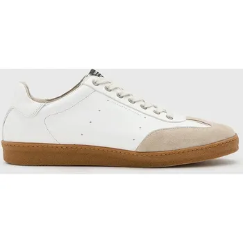 Pánské tenisky Kožené tenisky AllSaints Leo Low Top M008FC bílá 00X, EUR 45