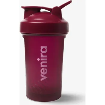 Sport VENIRA shaker PRO s poutkem, vínový, 400 ml