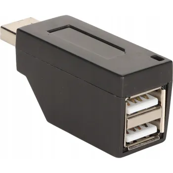 USB hub Mini USB rozbočovač, 3 porty, podpora Hot Swap, USB 2.0 / USB 3.0