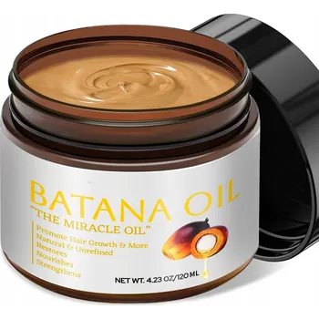 Vlasová regenerace 100% Přírodní Surový Batana Olej pro Růst Vlasů, Organický Olej pro Růst Vlasů Dr. Sebi