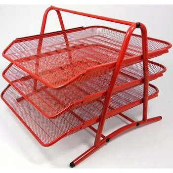 Úložný box KOVové Zásuvky 3 Kusy Barevný Organizér Na Stůl Na DOKUMENTY Extra