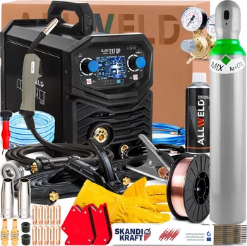 Svářečka Svářečka SPARTUS EASY MIG 217DP 230V 200A Synergie MMA TIG Lift Dvojitý Puls