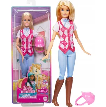 Panenka Panenka Barbie Malibu Džokejka růžová 32,30 cm