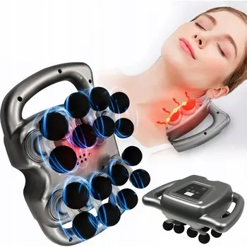 Masážní přístroj Masážní Přístroj vibrační pistole na masáž, 16 nástavců, 99 úrovní