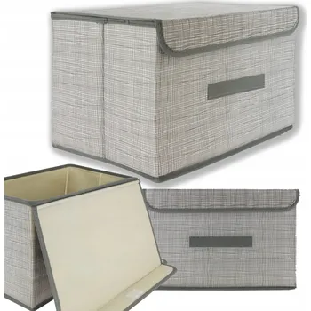 Úložný box KRABIČKA SKLÁDACÍ ORGANIZÉR NA OBLEČENÍ HRAČKY DROBNOSTI 40x25x25 CM