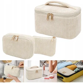 Kosmetická taška Kosmetická taštička dámská ideální na cesty s uchem 3 kusy