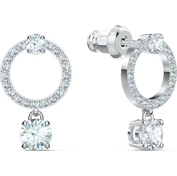 Náušnice Swarovski - Náušnice ATTRACT 5563278 stříbrná SLV, vel. ONE SIZE