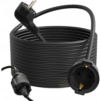 Napájecí kabel Prodlužovací Kabel zahradní Bedee 20 m 1 ks zásuvka černý