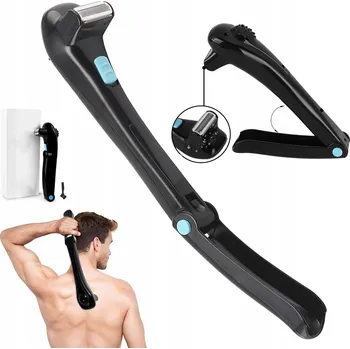 HOLICÍ STROJEK NA ZÁDA A TĚLO PRO MUŽE, VYSOUVACÍ HOLICÍ STROJEK ZASTŘIHOVAČ