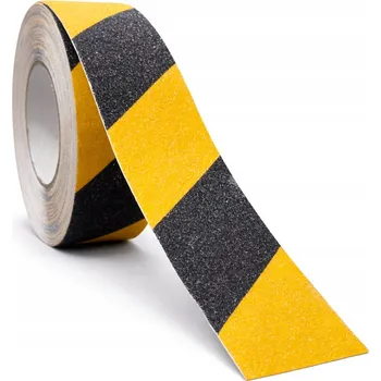 Lepicí páska Protiskluzová výstražná páska 50 mm x 18 m BOZP pro značení, do skladu