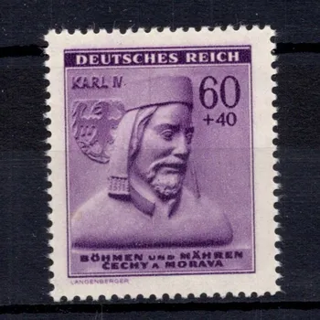 Sběratelství Známka Protektorát Č.a M., Pof.103*, 60+40H