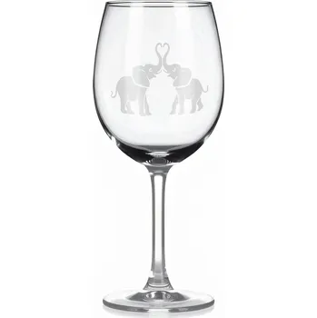 Sklenice Sklenice na víno - Zamilovaný motiv 140