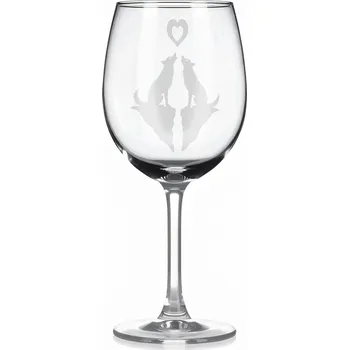Sklenice Sklenice na víno - Zamilovaný motiv 99