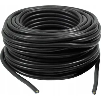 elektrický kabel Elektrický kabel OMY Elektrokabel 3žilový 1,5 mm2 černý 100 m