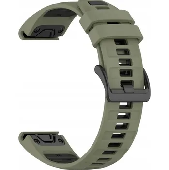 Řemínek na hodinky Řemínek Best Accessories pro Garmin 22mm zelený