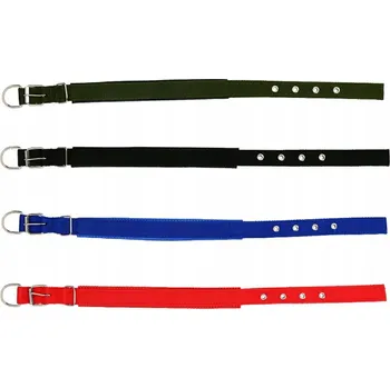 Obojek pro psa Obojek pro psa kočku Univerzální s kovovou sponou, nastavitelný, zelený