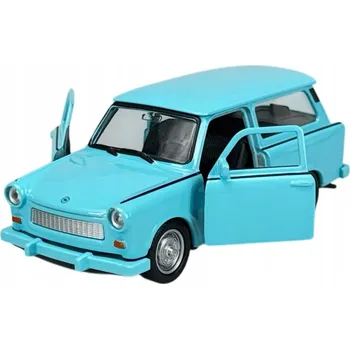 autíčko WELLY TRABANT P601 KOMBI MODRÝ 1:34 LEGENDY PRL NOVÝ KOVOVÝ MODEL AUTA