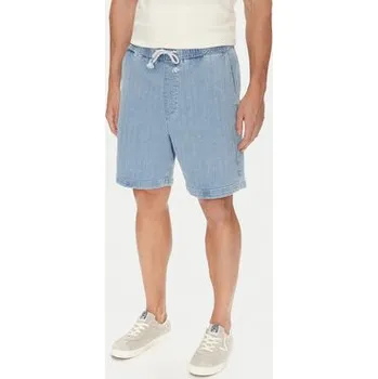 Dámské kraťasy Mustang Džínové šortky Prague 1016652 Modrá Loose Fit 29