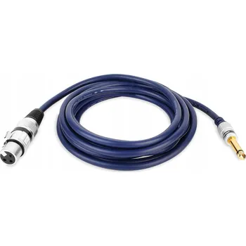 Audio kabel Kabel XLR - jack 6,3 mm Vitalco MK17 7,5 m (XLR samec - 6,3 mm jack, délka 7,5 m)