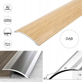 přechodová lišta Lišta A49 dąb
