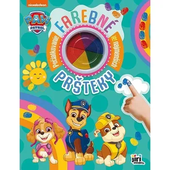 omalovánky Barevné prstové barvy PAW PATROL modrá