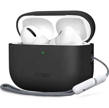 Příslušenství pro sluchátka Tech Protect Pouzdro s poutkem na sluchátka AirPods Pro 3 černé