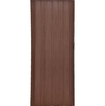 Skládací dveře PVC 004 203/90 L/P hnědé