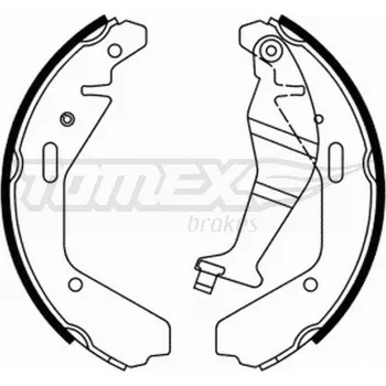 Brzdová čelist Sada brzdových čelistí TOMEX Brakes TX 21-94