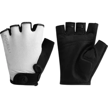 Cyklistické rukavice ROGELLI Dámské cyklistické rukavice Rogelli CORE L BÍLÁ|ČERNÁ