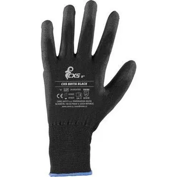 Pracovní rukavice CXS Nylonové polomáčené rukavice bez švů, vel. 10