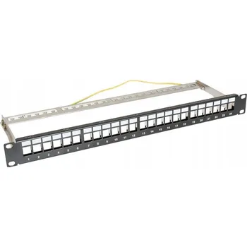 Patch panel Prázdný patch panel 19 palců 1U 24 portů