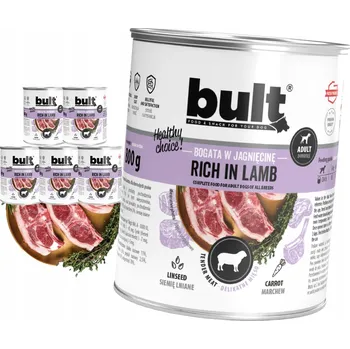 Krmivo pro psa BULT KONZERVY S JEHNĚČÍM MASEM 800G 6 Ks