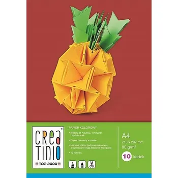 Barevný papír Barevný papír A4 TOP-2000 80 g/m2 10 ks, vícebarevný