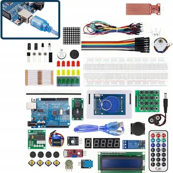 Elektronická stavebnice STARTOVACÍ SADA Arduino Uno R3 MODUL PRO VÝUKU PROGRAMOVÁNÍ
