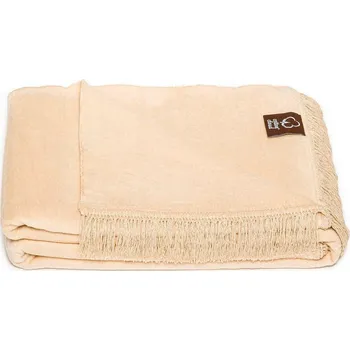 Prostěradlo Deka Cotton Cloud bavlna 150 cm x 200 cm béžová