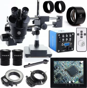 Optický mikroskop Techrebal 10HW černý, zvětšení 45x