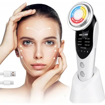 Masážní přístroj Masážní Přístroj na obličej EMS Mezoterapie Beziglová Lifting 7v1 Masáž