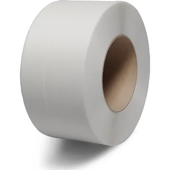 Obalový materiál UNIPACK PP páska - rozměr 15 x 0,8 mm, pevnost 270 kg, návin 1500 m Vázací páska: PP, rozměr 15x0.8 mm, bílá, pevnost 2700 N, návin 1.5 km
