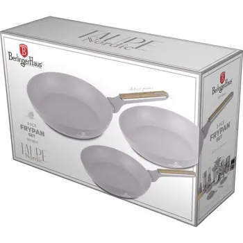 Pánev BERLINGERHAUS Sada pánví s titanovým povrchem 3 ks Taupe Nordic Collection BH-8341