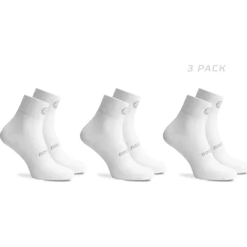 ROGELLI Funkční ponožky Rogelli CORE - 3 páry BÍLÁ