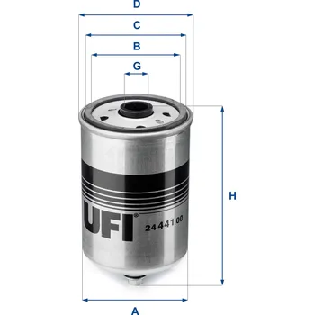 Palivový filtr Palivový filtr UFI 24.441.00