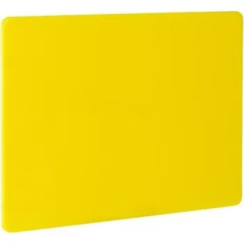 Kuchyňské prkénko Gastronomická kuchyňská krájecí deska HACCP 600x400 žlutá 600x400 Hendi